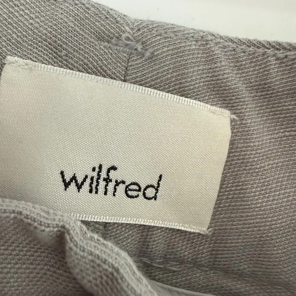Wilfred Aritzia Jallade  Trouser Pants Womens 0 Brownish Gray High Rise